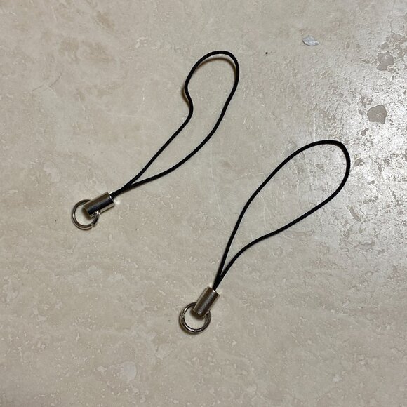 3/$10, Black Lanyard Split Ring Strap for Cell Phone, Keychain, Bag Charms - Picture 2 of 5